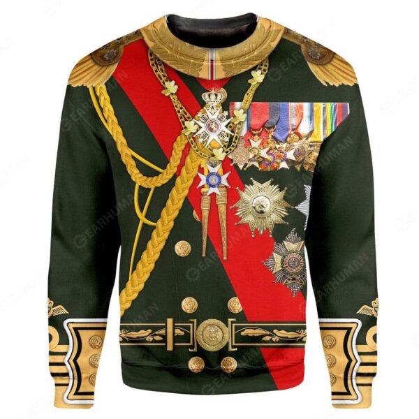 Hoodie Custom George V Apparel M30904 3D Custom Fleece Hoodies Long Sleeve S 