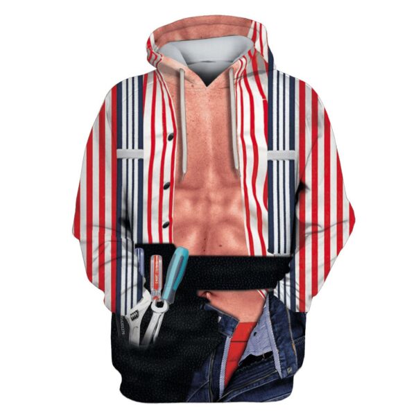 REPAIRER Custom T-shirt - Hoodies Apparel HD-JOB110109 3D Custom Fleece Hoodies Hoodie S 