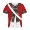 REVOLUTIONARY WAR UNIFORM Kid Custom Hoodies T-shirt Apparel HD-GH110502K kid 3D apparel Kid T-Shirt 3XS/2-3 