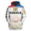 Russia Custom T-shirt - Hoodies Apparel HD-GH20498 3D Custom Fleece Hoodies Hoodie S 