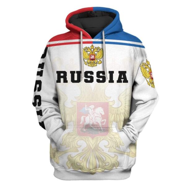 Russia Custom T-shirt - Hoodies Apparel HD-GH20498 3D Custom Fleece Hoodies Hoodie S 