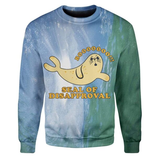 Seal Of Disapproval Custom T-Shirts Hoodies Apparel AN-AT3001201 3D Custom Fleece Hoodies Long Sleeve S 