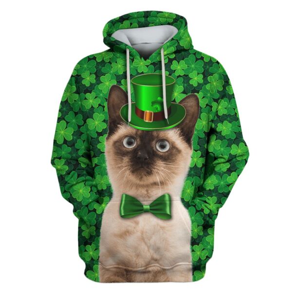 Siamese Custom T-shirt - Hoodies Apparel HD-PET110429 3D Custom Fleece Hoodies Hoodie S 