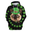 Siamese Custom T-shirt - Hoodies Apparel HD-PET110446 3D Custom Fleece Hoodies Hoodie S 