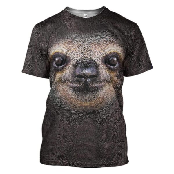 Sloth Custom T-Shirts Hoodies Apparel HD-QM1401202 3D Custom Fleece Hoodies T-Shirt S 