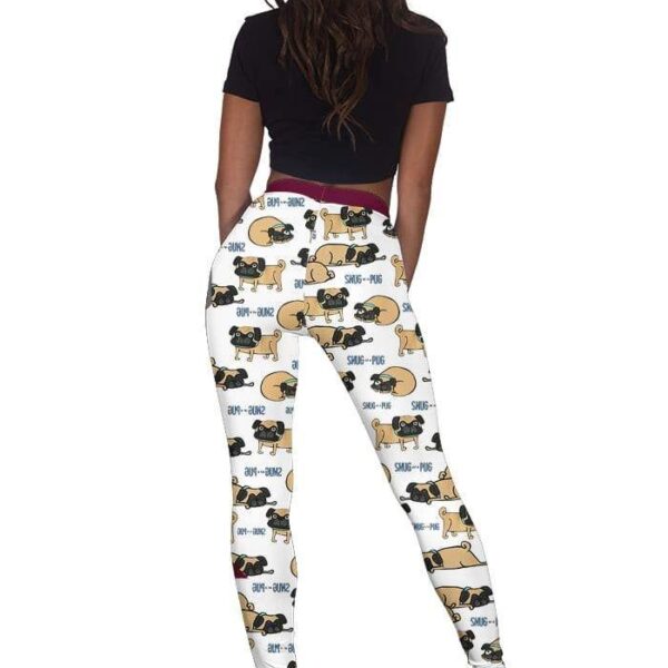 Snug As A Pug Legging Apparel DG-AT1112192 Leggings 