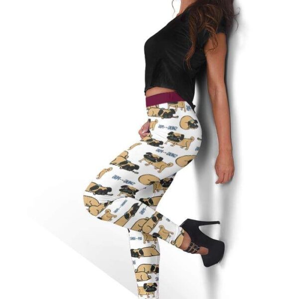 Snug As A Pug Legging Apparel DG-AT1112192 Leggings 