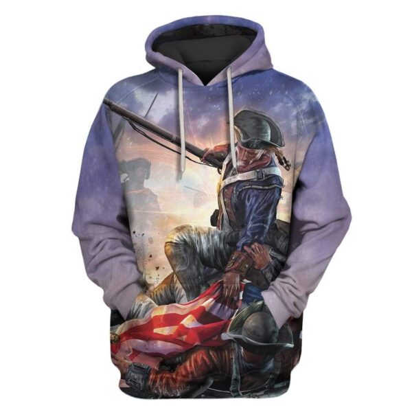 Soldier Custom T-shirt - Hoodies Apparel HD-GH20504 3D Custom Fleece Hoodies Hoodie S 