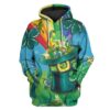 St Patricks Day Funny with Birds Custom T-shirt - Hoodies Apparel HD-GH1106101 3D Custom Fleece Hoodies Hoodie S 