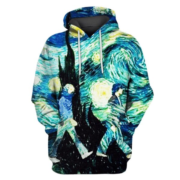 Starry Night Hoodies - T-Shirts Apparel GH110106 3D Custom Fleece Hoodies Hoodie S 