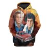 Starsky and Hutch Custom T-shirt - Hoodies Apparel HD-GH20514 3D Custom Fleece Hoodies Hoodie S 