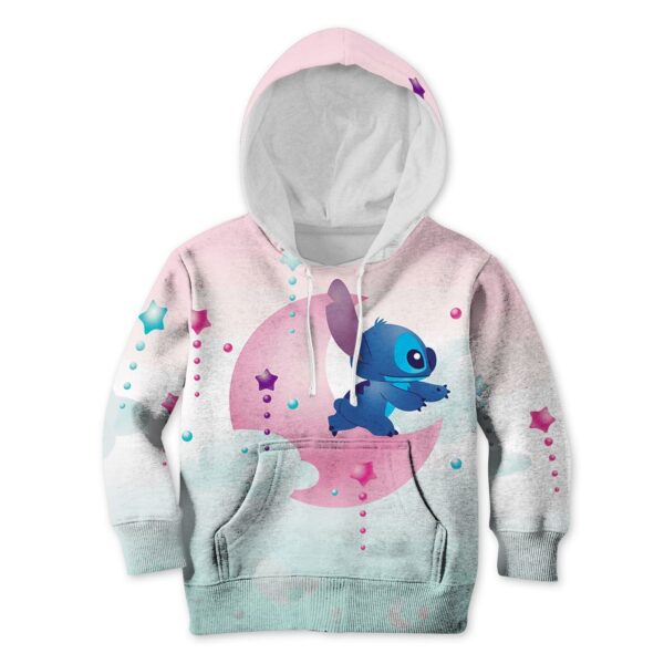 Stitch Kid Custom Hoodies T-shirt Apparel HD-PET110331K kid 3D apparel Kid Hoodie S/6-8 