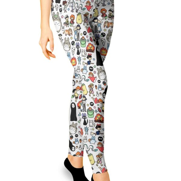 Studio Ghibli Full-print Leggings HD-MV111407-LEG Leggings Leggings S 