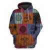 Style patchwork Custom T-shirt - Hoodies Apparel HD-GH20038 3D Custom Fleece Hoodies Hoodie S 