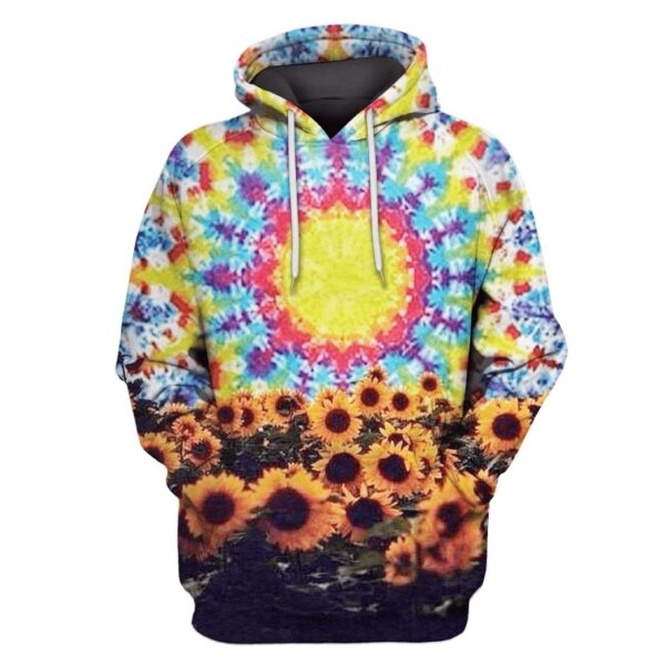 Sun Flower Hoodies - T-Shirt Apparel HP101108 3D Custom Fleece Hoodies Hoodie S 