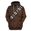 SW Chewie Chewbacca Custom T-shirt - Hoodies Apparel HD-GH20269 3D Custom Fleece Hoodies Hoodie S 