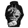 T Rex Fossil Skating Custom T-Shirts Hoodies Apparel AN-AT2612194 3D Custom Fleece Hoodies Hoodie S