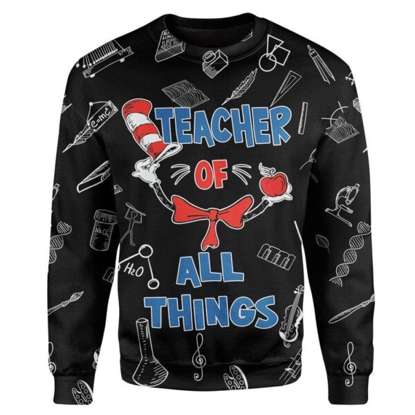 Teacher Of All Things Custom T-Shirts Hoodies Apparel MV-DT0102203 3D Custom Fleece Hoodies Long Sleeve S 