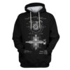 Tesla Alternating Electric Current Generator Custom T-shirt - Hoodies Apparel HD-GH110509 3D Custom Fleece Hoodies Hoodie S 