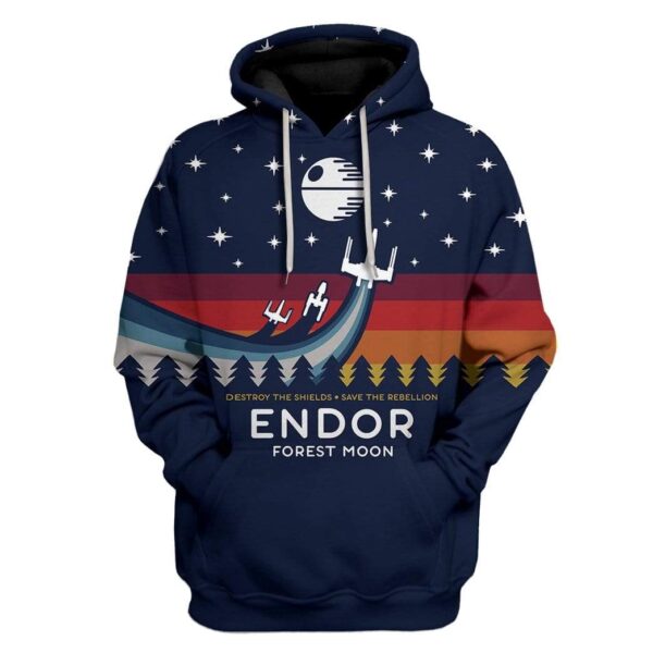 The Battle of Endor T-Shirts Hoodies Apparel SP-QM1012192 3D Custom Fleece Hoodies Hoodie S 