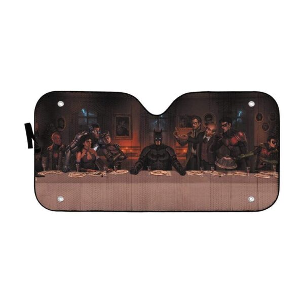 The Last Supper DC Heros Custom Auto Car SunShade GV150719 Auto Sunshade 57''x27.5'' 