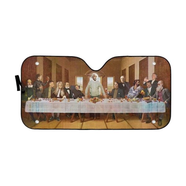 The Last Supper Scientist Custom Auto Car SunShade GV150721 Auto Sunshade 57''x27.5'' 
