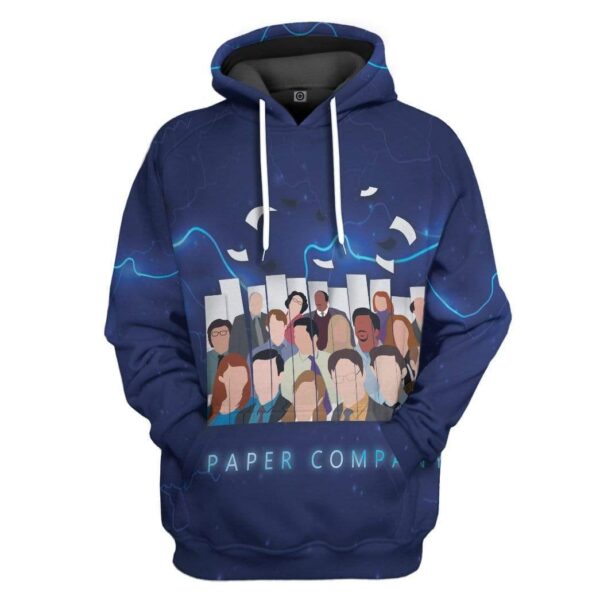 The Office Dunder Mifflin Paper Company Custom T-Shirts Hoodies Apparel MV-DT0201202 3D Custom Fleece Hoodies Hoodie S 