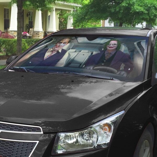 The Office Joker Custom Auto Car SunShade GN220711 Auto Sunshade 