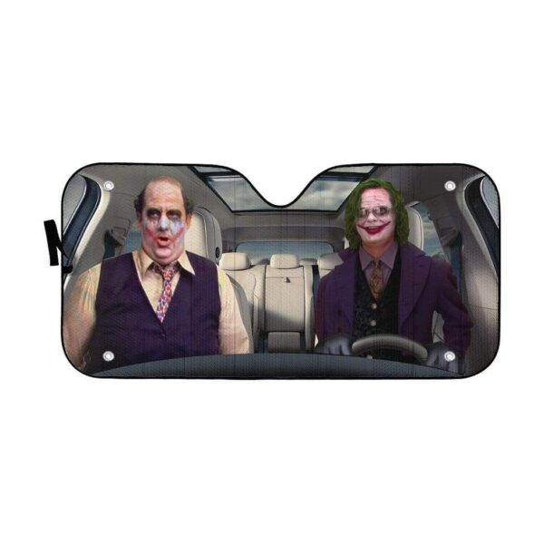 The Office Joker Custom Auto Car SunShade GN220711 Auto Sunshade 57''x27.5'' 