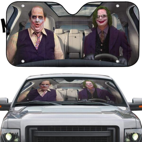 The Office Joker Custom Auto Car SunShade GN220711 Auto Sunshade 