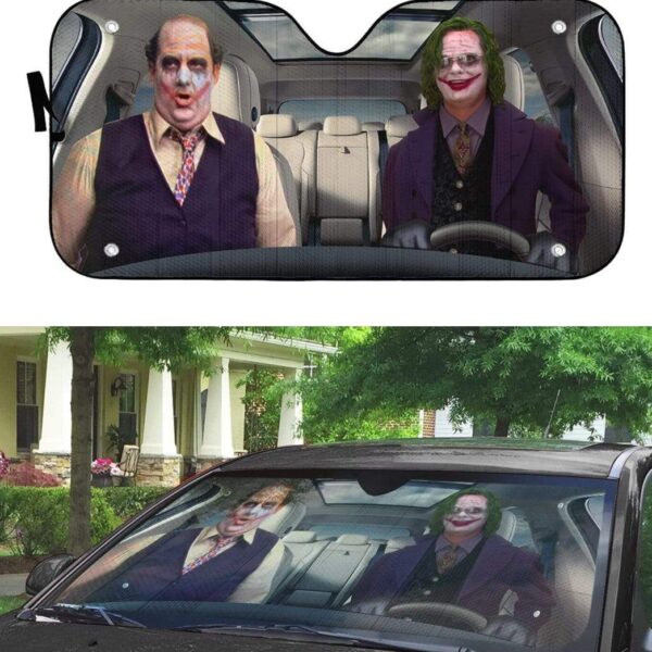 The Office Joker Custom Auto Car SunShade GN220711 Auto Sunshade 
