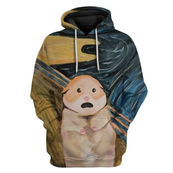 The Scream Hamster Custom T-Shirts Hoodies Apparel AN-AT3001205 3D Custom Fleece Hoodies Hoodie S 