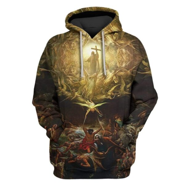 The Triumph Of Christianity Custom T-shirt - Hoodies Apparel HD-GH20471 3D Custom Fleece Hoodies Hoodie S 