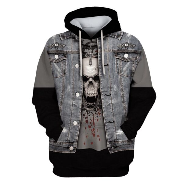 Thrash Metal Rock Man Custom T-shirt - Hoodies Apparel HD-UGL110183 3D Custom Fleece Hoodies Hoodie S 