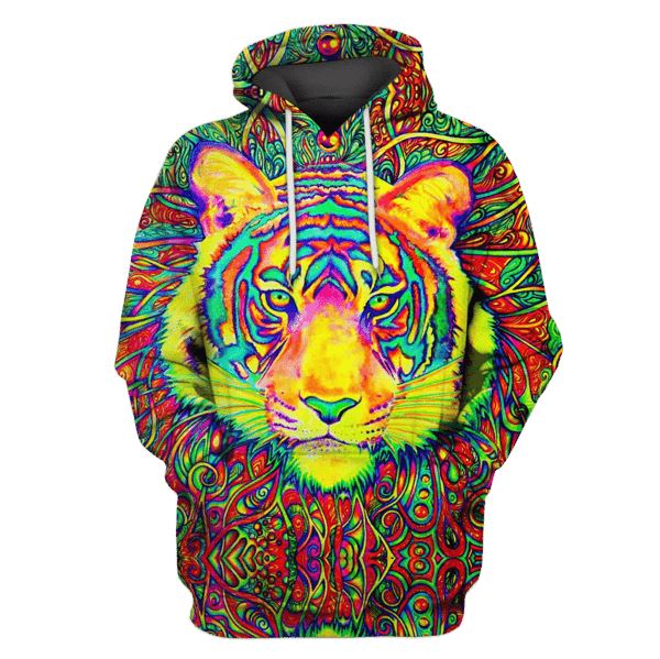 Tiger Hoodies - T-Shirts Apparel PET110161 3D Custom Fleece Hoodies Hoodie S 