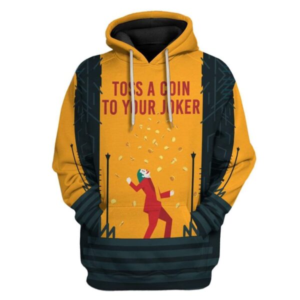 Toss A Coin To Your Joker Custom T-Shirts Hoodies Apparel HD-QM0601202 3D Custom Fleece Hoodies Hoodie S 