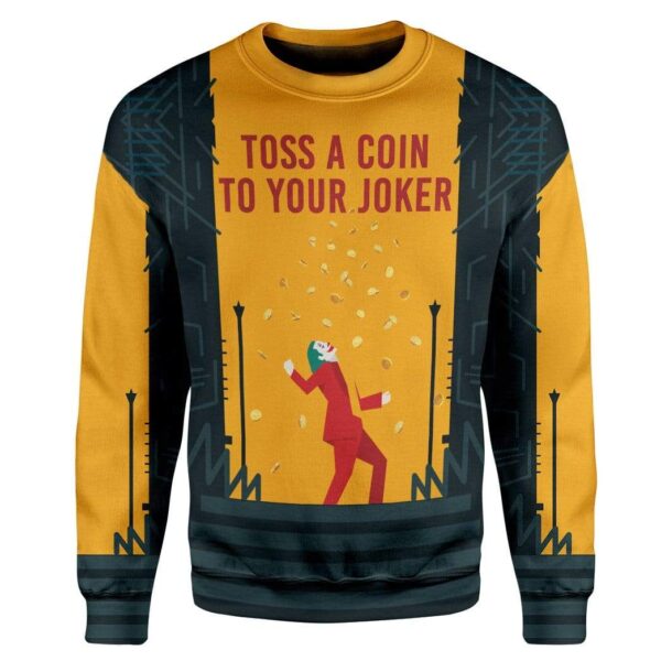 Toss A Coin To Your Joker Custom T-Shirts Hoodies Apparel HD-QM0601202 3D Custom Fleece Hoodies Long Sleeve S 