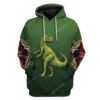 Trex Dinosaur T-Shirts Hoodies Apparel HD-QM2611191 3D Custom Fleece Hoodies Hoodie S 