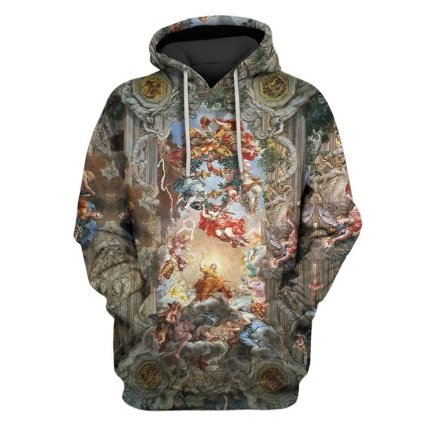 Triumph of Divine Providence Custom T-shirt - Hoodies Apparel HD-GH20472 3D Custom Fleece Hoodies Hoodie S 
