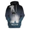 UFO Beliveve Custom T-Shirts Hoodies Apparel HD-QM3101203 3D Custom Fleece Hoodies Hoodie S