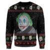 Ugly Albert Einstein Joker Custom Sweater Apparel HD-AT14111909 Ugly Christmas Sweater Long Sleeve S 