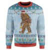 Ugly Christmas Bigfoot Sweater Apparel HD-TA2711193 Ugly Christmas Sweater Long Sleeve S 