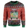 Ugly Christmas Cat On A Dark Desert Highway Sweater Apparel CT-TA2711196 Ugly Christmas Sweater Long Sleeve S 