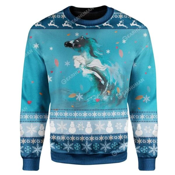 Ugly Christmas Princess Custom Sweater Apparel HD-TA25111913 Ugly Christmas Sweater Long Sleeve S 