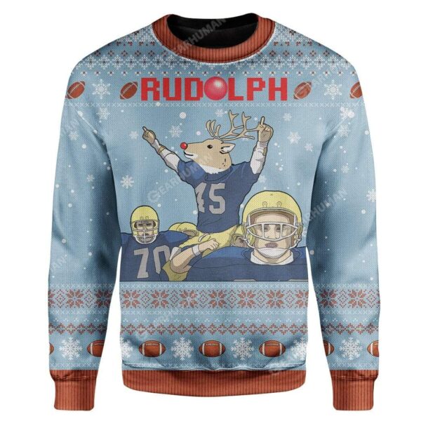 Ugly Deer Custom Sweater Apparel HD-TA14111905 Ugly Christmas Sweater Long Sleeve S 