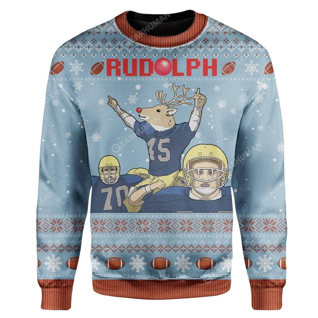 Ugly Deer Custom Sweater Apparel HD-TA14111905 Ugly Christmas Sweater Long Sleeve S 