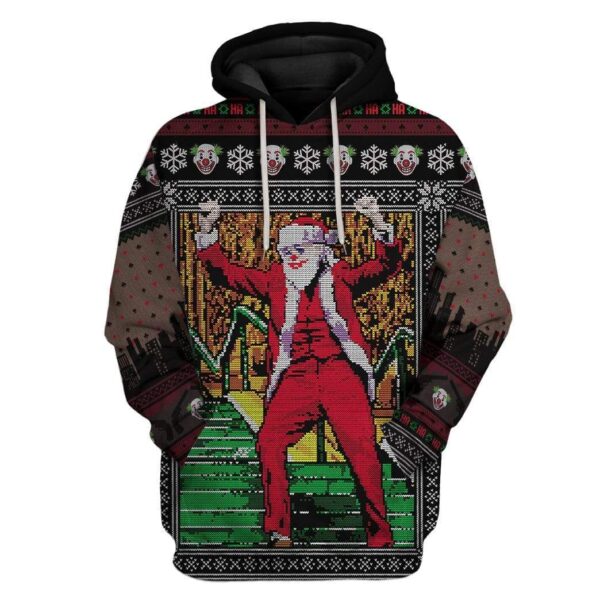 Ugly Joker Custom T-shirt - Hoodies Apparel HD-TA07111906 3D Custom Fleece Hoodies Hoodie S 