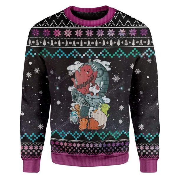 Ugly Kittens Custom T-shirt - Hoodies Apparel HD-TA22111906 3D Custom Fleece Hoodies Long Sleeve S 