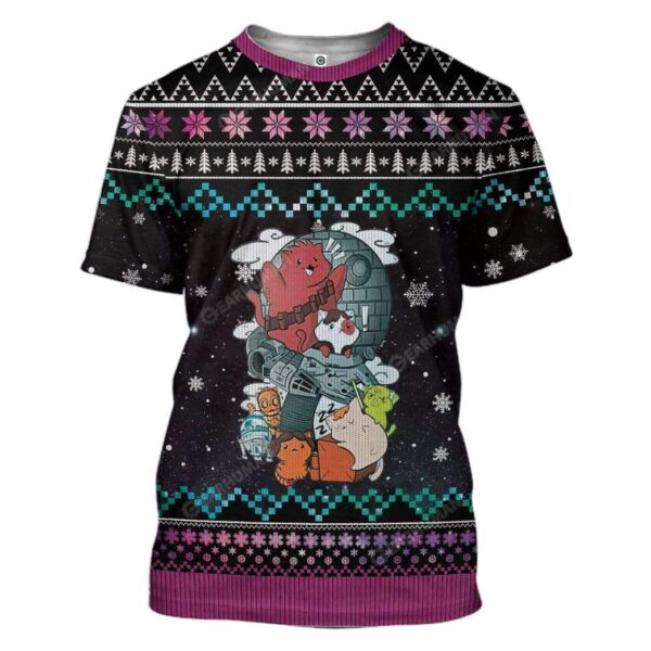 Ugly Kittens Custom T-shirt - Hoodies Apparel HD-TA22111906 3D Custom Fleece Hoodies T-Shirt S 