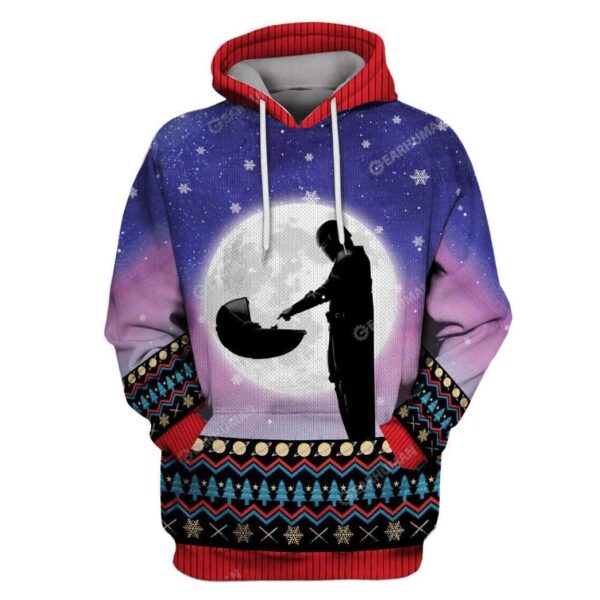 Ugly Mando And Baby Custom T-Shirts Hoodies Apparel MV-TA2611194 3D Custom Fleece Hoodies Hoodie S 